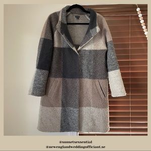 Paraphrase wool blend jacket, size medium